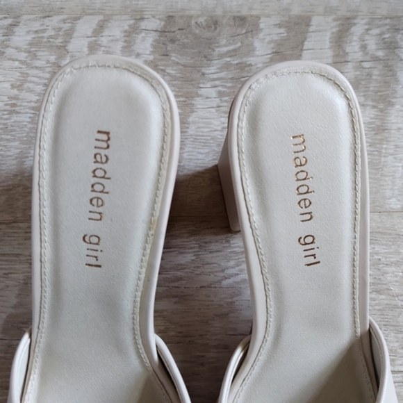 Madden Girl Golden-C Block Heel Slip On Sandals - Picture 8 of 10